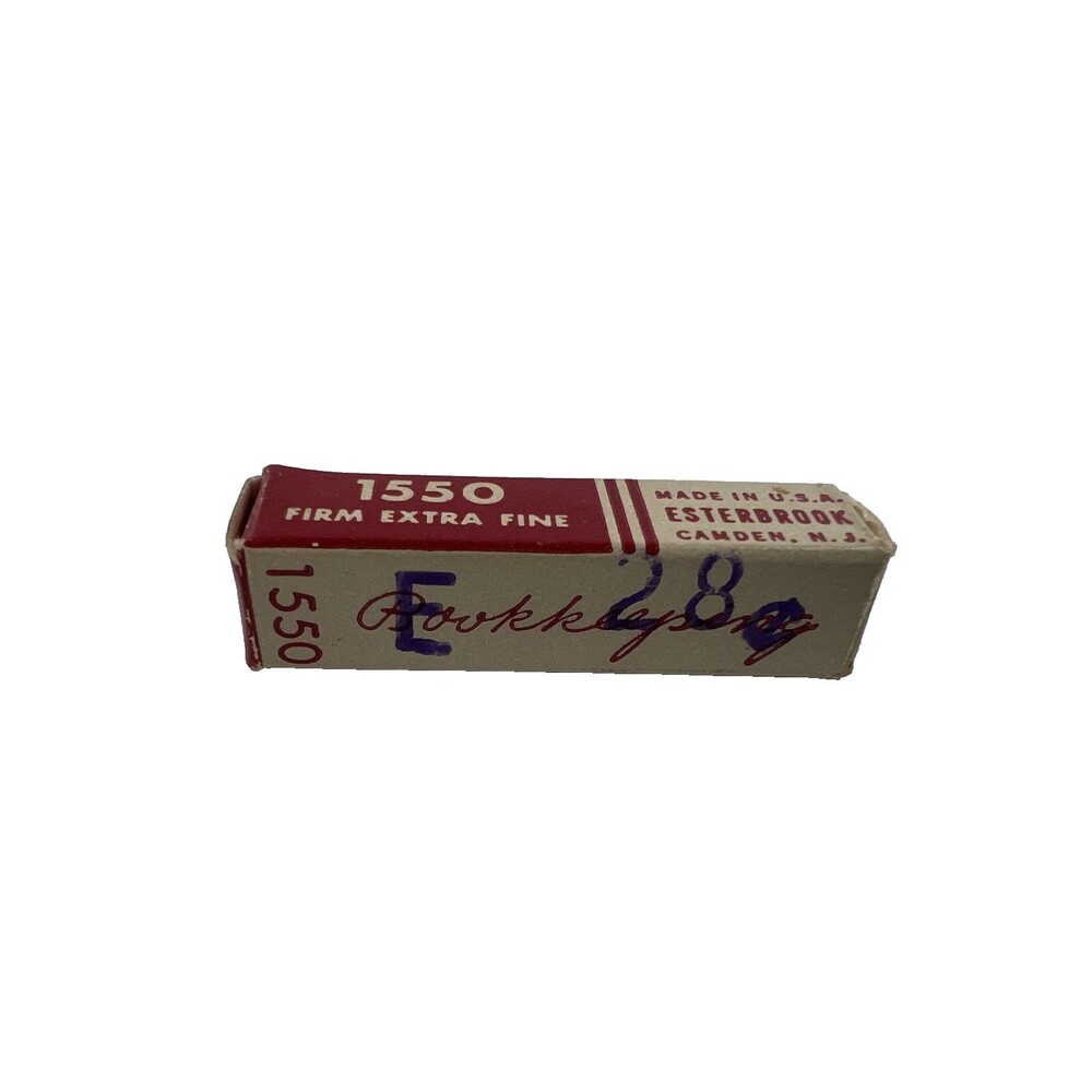 Vintage Esterbrook 1550 Fountain Pen Nib Firm Extra Fine Bookkeeping